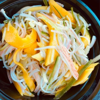 Wasabi Japanese Restaurant - Mango salad with Crab Meat and cucumber - Japanese Near Me - Orange, Connecticut Wasabi Japanese Restaurant - Mango salad with Crab Meat and cucumber - Japanese Near Me - Orange, Connecticut