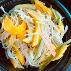 Wasabi Japanese Restaurant - Mango salad with Crab Meat and cucumber