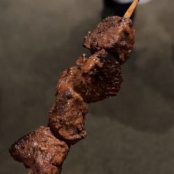 Bob's Steak & Chop House - Spicy steak skewer on specials menu