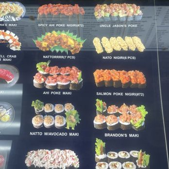 Waipuna Sushi - Some of the offered items. - Japanese Near Me - Honolulu, Hawaii