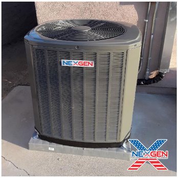 NexGen HVAC & Plumbing - Now that's a brand new outdoor AC unit that you can be proud of! and with a high SEER rating, you bet you can save some money too! - Heating & Air Conditioning/HVAC Near Me NexGen HVAC & Plumbing - Now that's a brand new outdoor AC unit that you can be proud of! and with a high SEER rating, you bet you can save some money too! - Heating & Air Conditioning/HVAC Near Me