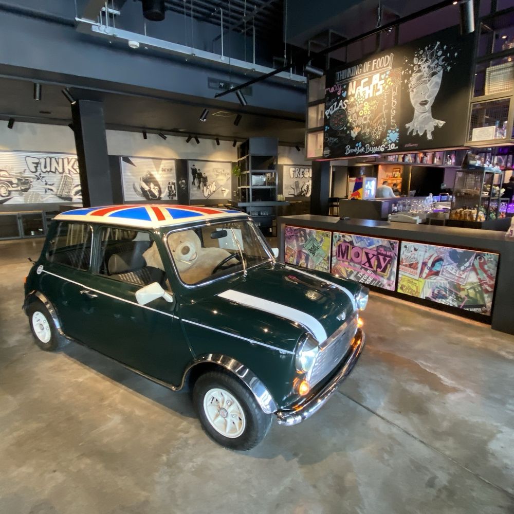 Moxy London Heathrow Airport - Mini Cooper - Hotels Near Me - Hounslow, XGL Moxy London Heathrow Airport - Mini Cooper - Hotels Near Me - Hounslow, XGL