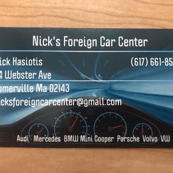 Nick's Foreign Car Center - Body Shops Near Me - Malden, Massachusetts Nick's Foreign Car Center - Body Shops Near Me - Malden, Massachusetts