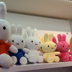 Gigi + Rose Children's - Miffy plush selection and Tomoko Maruyama's iconic San Francisco Bear plush.