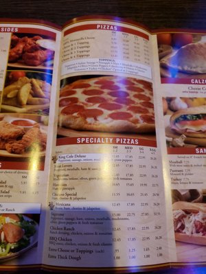 Menu photo 8 King Cole Pizza Los Angeles, CA