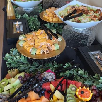 Chef K Caters - Salad, fruit, pinwheel sandwiches - Caterers Near Me