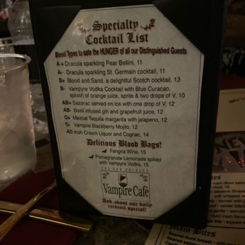 Vampire Cafe - Cafes Near Me - New Orleans, Louisiana