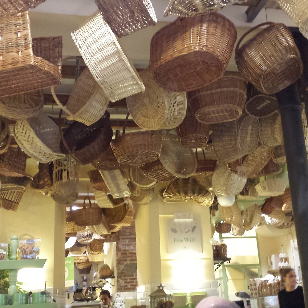 California Bakery - There were baskets hanging in the ceiling everywhere. It made it much nicer place. - Breakfast & Brunch Near Me - Milan, Michigan California Bakery - There were baskets hanging in the ceiling everywhere. It made it much nicer place. - Breakfast & Brunch Near Me - Milan, Michigan