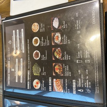 Ramen Danbo - Menu - Ramen Near Me - Seattle, Washington