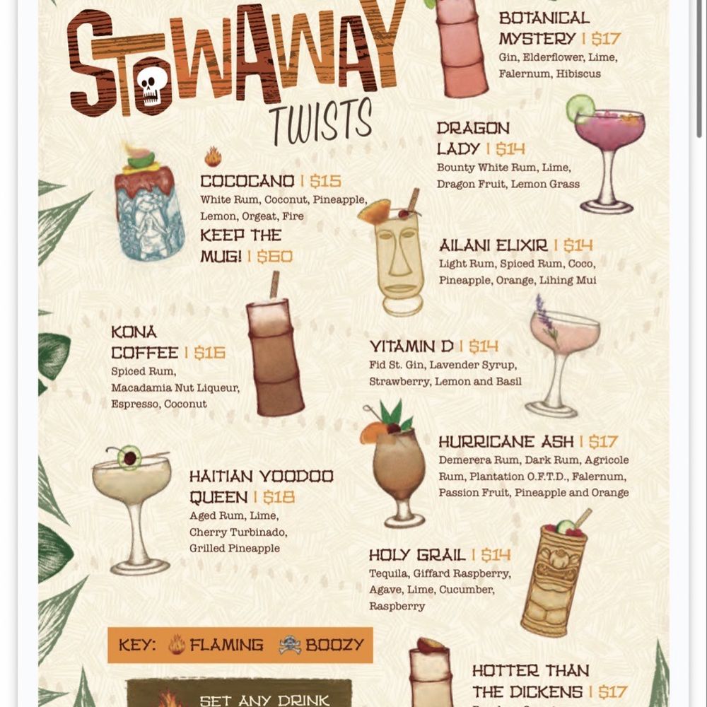 Stowaway - Tiki Bars Near Me - Tustin, California