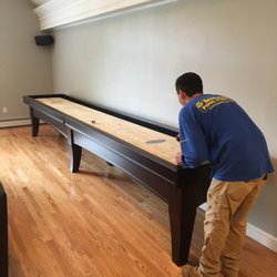 Bemister's Pool & Patio - Olhausen Chicago 14' Shuffle Board Table.