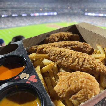 Coors Field - Tenders, Love & Chicken - #1 - chicken strip and fries. - Stadiums & Arenas Near Me - Denver, Colorado Coors Field - Tenders, Love & Chicken - #1 - chicken strip and fries. - Stadiums & Arenas Near Me - Denver, Colorado