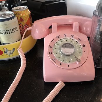 Chug's Diner - Had to take a picture of this rotary phone, I had one just like this as a kid - Cuban Near Me - Miami, Florida Chug's Diner - Had to take a picture of this rotary phone, I had one just like this as a kid - Cuban Near Me - Miami, Florida