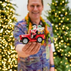 Balsam Hill Studio - Santa's Jeep ornament at Balsam Hill Studio