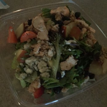 Chick-fil-A - 4 bleu crumbes 5 apple pieces 5 blueberries chicken and MAYBE a little over a cup of lettuce - Fast Food Near Me - Clarksville, Indiana Chick-fil-A - 4 bleu crumbes 5 apple pieces 5 blueberries chicken and MAYBE a little over a cup of lettuce - Fast Food Near Me - Clarksville, Indiana