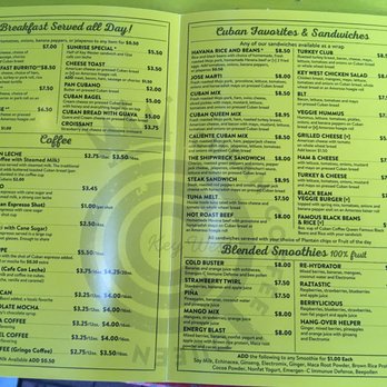 Cuban Coffee Queen - Menu - Coffee & Tea Near Me - Key West, Florida