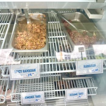 Ho’omana Fish - Poke (2 of 2). Spicy Ahi missing because new batch being made at the moment. - Poke Near Me - Waipahu, Hawaii Ho’omana Fish - Poke (2 of 2). Spicy Ahi missing because new batch being made at the moment. - Poke Near Me - Waipahu, Hawaii