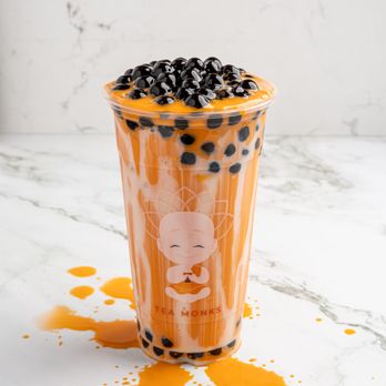 Tea Monks - Thai Tea (Zen) with loads of honey boba :) - Bubble Tea Near Me - Carlsbad, California Tea Monks - Thai Tea (Zen) with loads of honey boba :) - Bubble Tea Near Me - Carlsbad, California