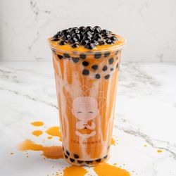 Tea Monks - Thai Tea (Zen) with loads of honey boba :)