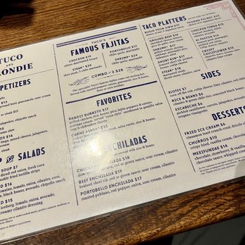 Tuco and Blondie - Menu back - Mexican Near Me - Chicago, Illinois Tuco and Blondie - Menu back - Mexican Near Me - Chicago, Illinois