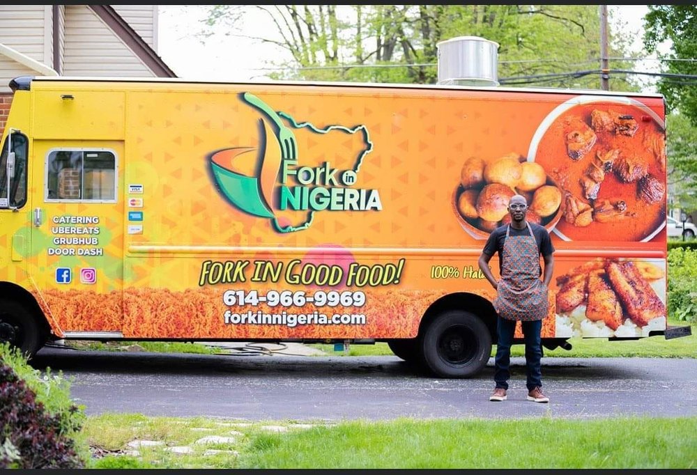 FORK IN NIGERIA FOOD TRUCK African 4400 Crossroads Ctr, Columbus