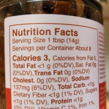 Bloody Good Mud - nutritional panel - Specialty Food Near Me Bloody Good Mud - nutritional panel - Specialty Food Near Me