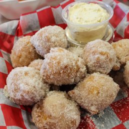 Cinnamon Sugar Hush Puppies @tiffhuangry