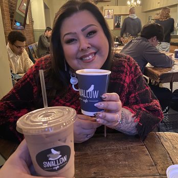 Swallow Cafe - "Seasonal" Pumpkin Pie Latte & Iced Mocha 16 oz - Coffee & Tea Near Me - Brooklyn, New York Swallow Cafe - "Seasonal" Pumpkin Pie Latte & Iced Mocha 16 oz - Coffee & Tea Near Me - Brooklyn, New York