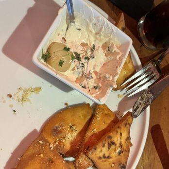 Black Label Tavern - Onion dip (abut half eaten!) - Bars Near Me - Livonia, Michigan