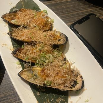 Ooka Japanese Restaurant - Spicy Baked New Zealand Mussels - Japanese Near Me - Riverside, California Ooka Japanese Restaurant - Spicy Baked New Zealand Mussels - Japanese Near Me - Riverside, California