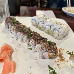 Taste of Tokyo - Filet Mignon Roll and Snow Crab & Salmon Sushi