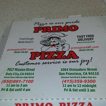 Primo Pizza - Mmmmmmmmmm!!!!!! - Pizza Near Me - Daly City, California