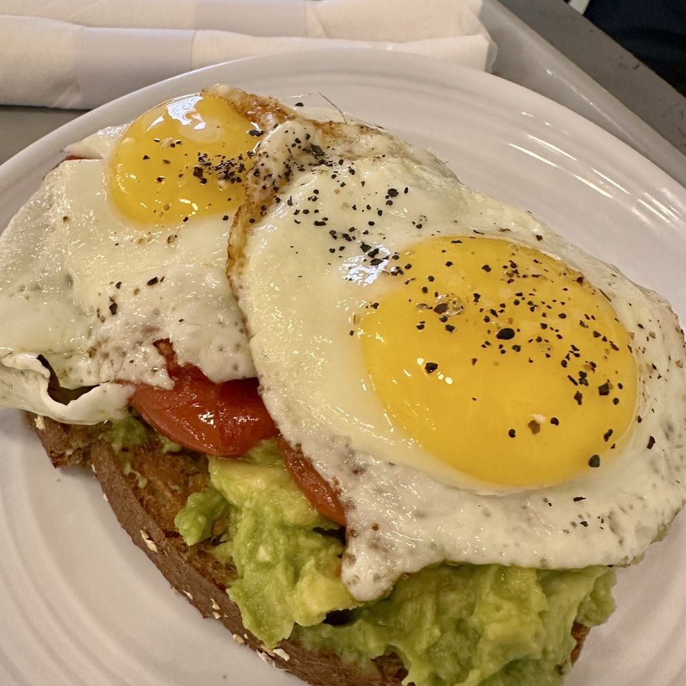 Marmalade Cafe and Bakery - Avocado , egg and roasted tomatoes toast - Coffee & Tea Near Me - Morehead City, North Carolina Marmalade Cafe and Bakery - Avocado , egg and roasted tomatoes toast - Coffee & Tea Near Me - Morehead City, North Carolina
