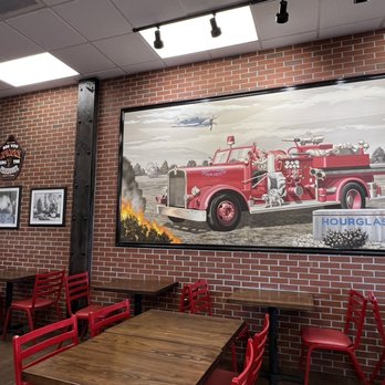 Firehouse Subs - a firetruck in a restaurant - Sandwiches Near Me - San Diego, California Firehouse Subs - a firetruck in a restaurant - Sandwiches Near Me - San Diego, California