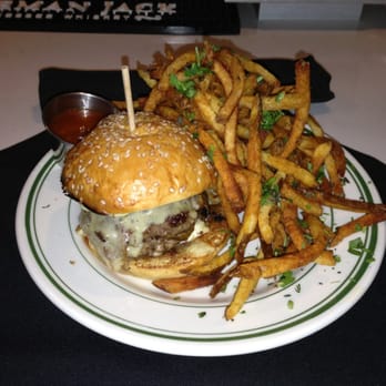 1920 Tavern - The Amazing Burger (Gruyere Cheese, roasted Shiitake mushrooms, garlic aioli, brioche, frites) - Bars Near Me - Roswell, Georgia 1920 Tavern - The Amazing Burger (Gruyere Cheese, roasted Shiitake mushrooms, garlic aioli, brioche, frites) - Bars Near Me - Roswell, Georgia
