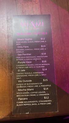 Menu photo 5 Made in Miami Bar & Bistro Clifton, NJ