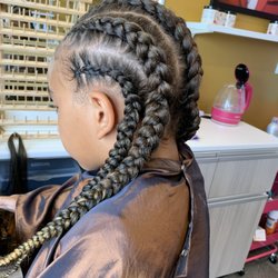 Southern Girl Natural Hair Studio - Cornrow Braid Hairstyle