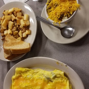 The Downtowner Restaurant - Special requests for omolet and grits were greeted with a smile :) - Breakfast & Brunch Near Me - Lafayette, Indiana The Downtowner Restaurant - Special requests for omolet and grits were greeted with a smile :) - Breakfast & Brunch Near Me - Lafayette, Indiana