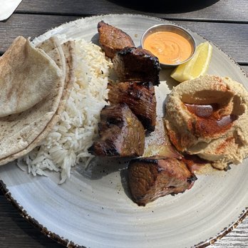 Crimson - Filet Kabob good! - Mediterranean Near Me - Santa Monica, California Crimson - Filet Kabob good! - Mediterranean Near Me - Santa Monica, California
