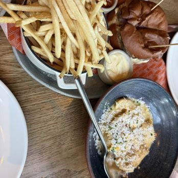 Camper - Burger and corn agnolotti - New American Near Me - Menlo Park, California Camper - Burger and corn agnolotti - New American Near Me - Menlo Park, California