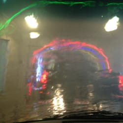 Rocket Express Car Wash - Entering the rinse zone!