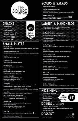 Menu photo 3 The Squire Pub & Grill London, ON Menu photo 3 The Squire Pub & Grill London, ON