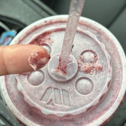 Plastic in smoothie