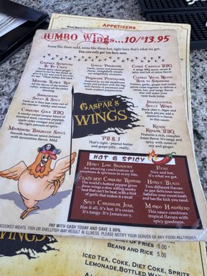 Menu photo 1 Gaspar's Grotto Tampa, FL