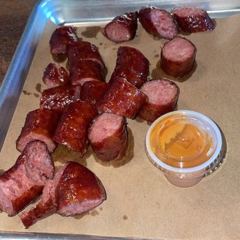 Barrell House BBQ - Half pound sausage - Barbeque Near Me - Shelbyville, Tennessee Barrell House BBQ - Half pound sausage - Barbeque Near Me - Shelbyville, Tennessee