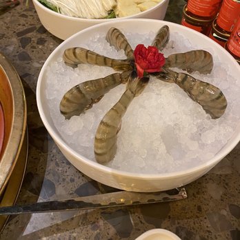 Shoo Loong Kan - Shrimp (ate one already ) - Hot Pot Near Me - Flushing, New York Shoo Loong Kan - Shrimp (ate one already ) - Hot Pot Near Me - Flushing, New York