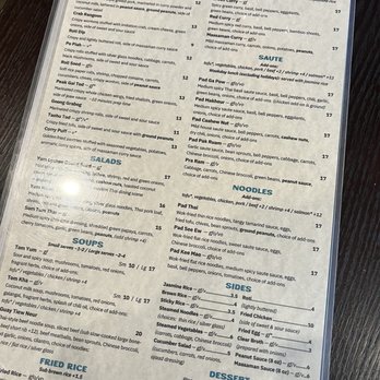 Saneh Bangkok - Menu - Thai Near Me - Pleasant Hill, California