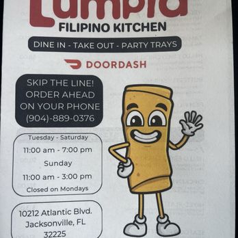 Hello Lumpia - Hours of operation - Filipino Near Me - Jacksonville, Florida