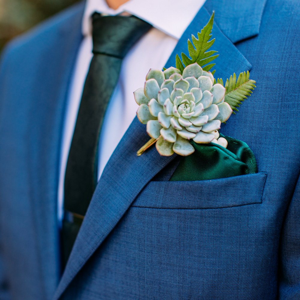 Seascape Flowers - Groom's Boutonniere - Florists Near Me - Aptos, California Seascape Flowers - Groom's Boutonniere - Florists Near Me - Aptos, California