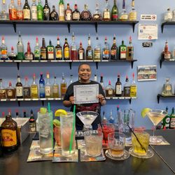 ABC Bartending Schools - Me and my certificate